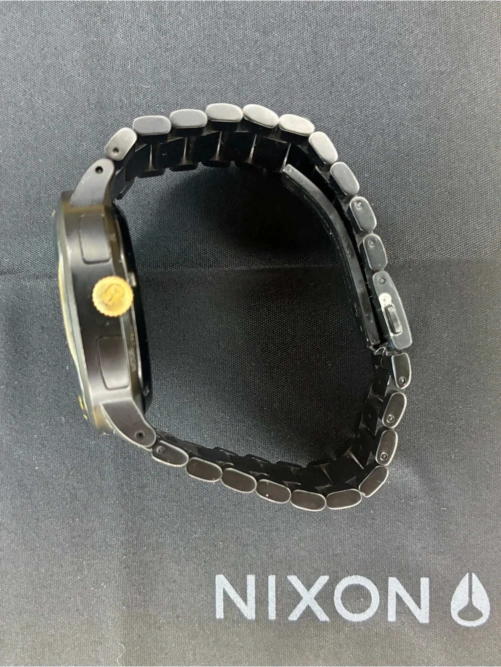 Nixon The Spencer- Black and Gold Stainless Steel Watch